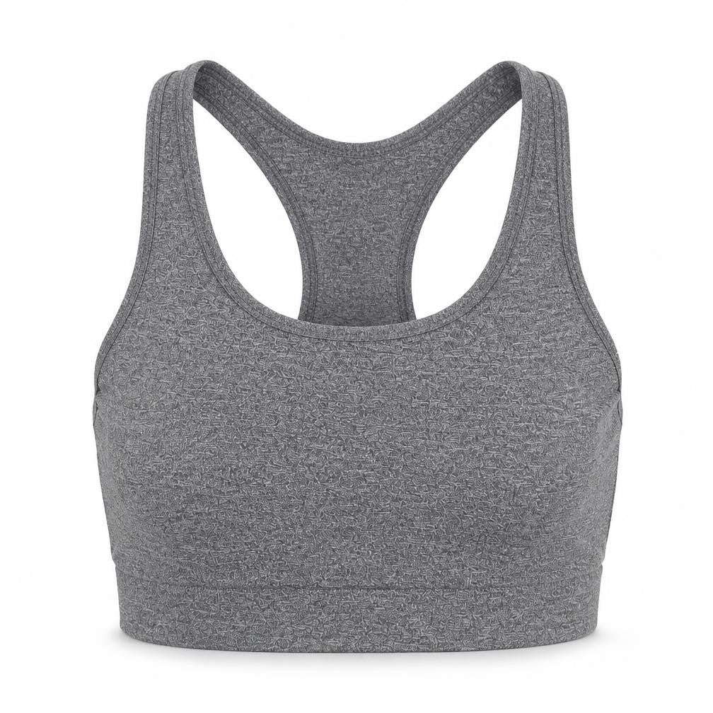 mataaln Womens Grey  Polyester Cropped Tank Size S Scoop Neck Pullover