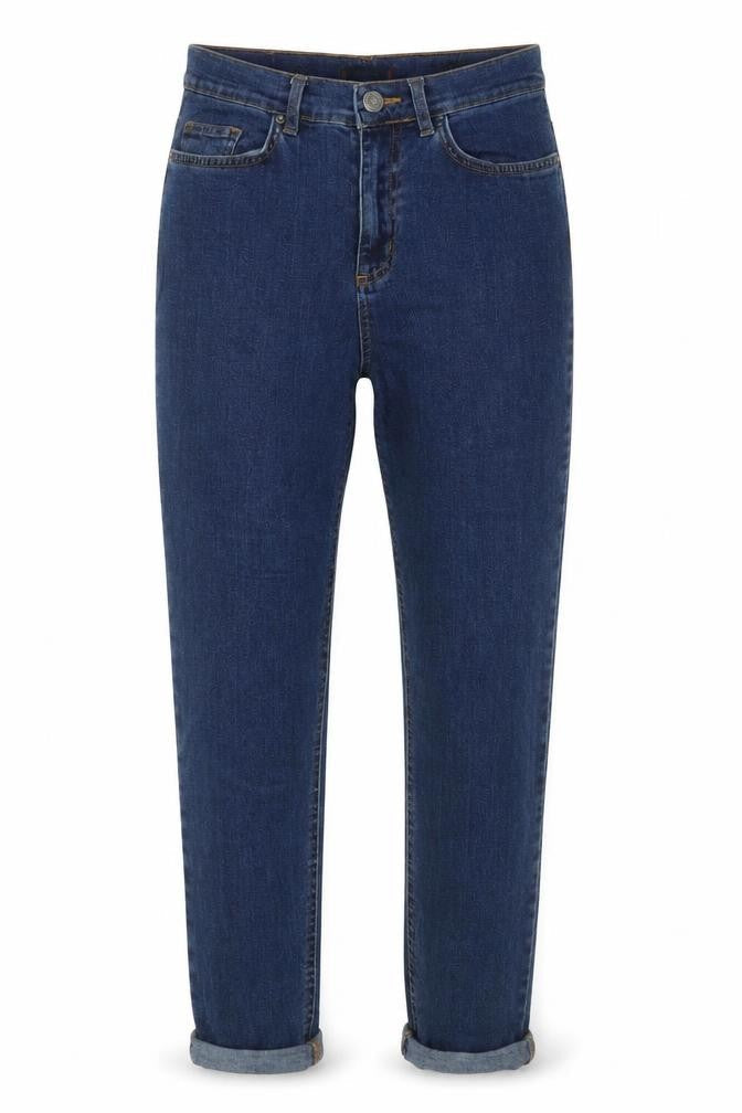 BDG Womens Blue  Cotton Mom Jeans Size 25 L28 in Regular Button