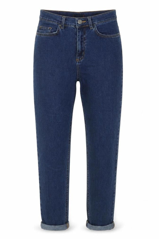 BDG Womens Blue  Cotton Mom Jeans Size 25 L28 in Regular Button
