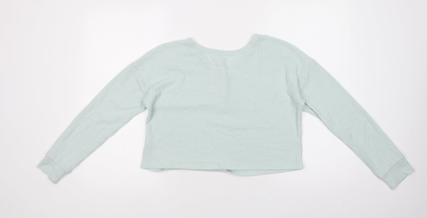 Primark Womens Green  Polyester Top Pyjama Top Size XS