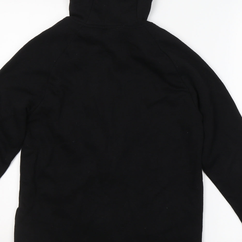 George Boys Black  Cotton Full Zip Hoodie Size 12-13 Years   - XBOX