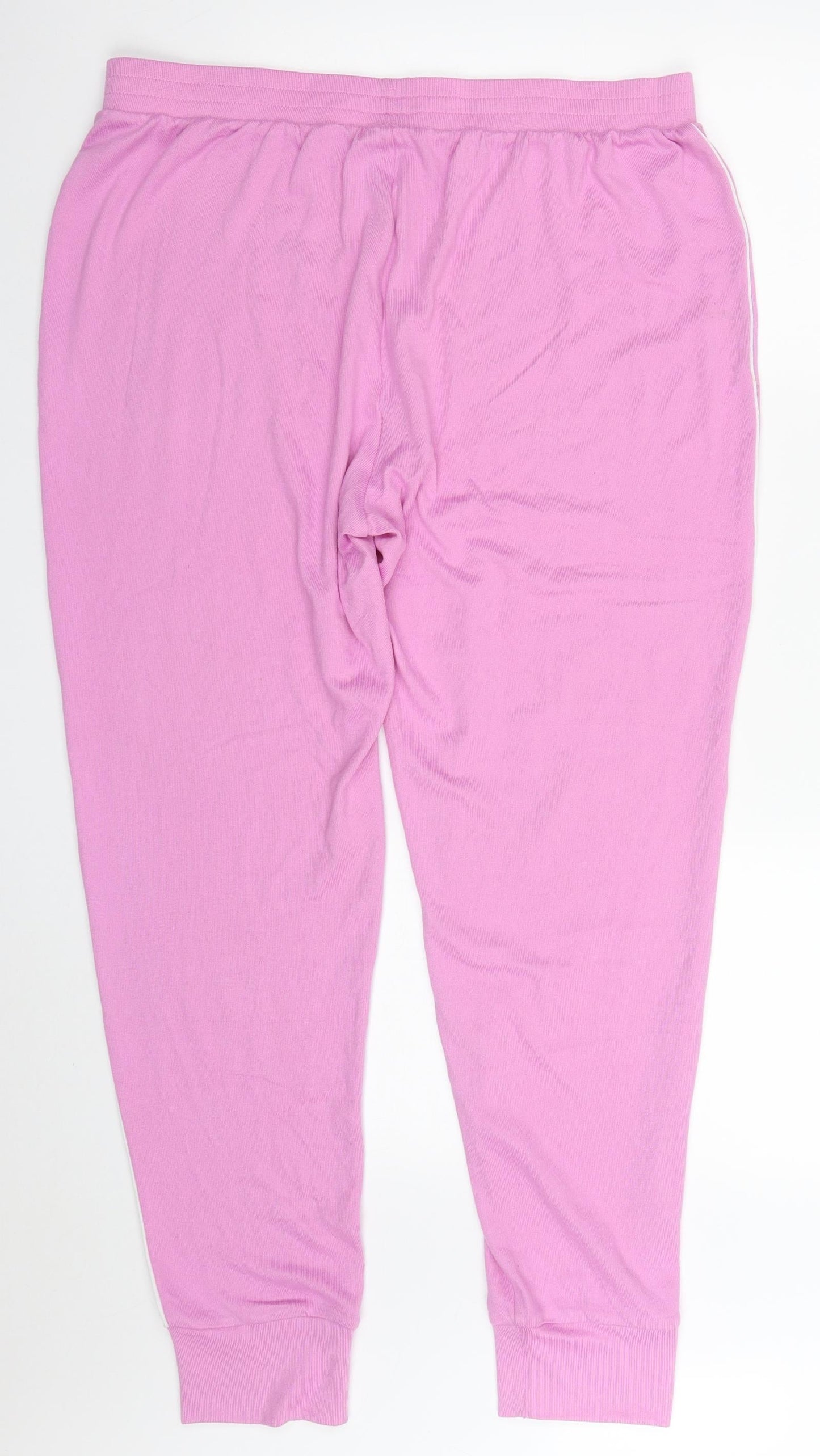 Dunnes Womens Pink  Polyester Trousers  Size L L31 in Regular  - Pyjama Pants