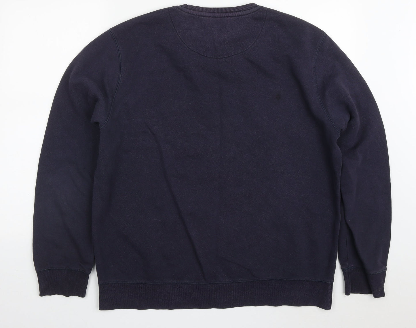 Matalan Mens Blue  Cotton Pullover Sweatshirt Size 2XL