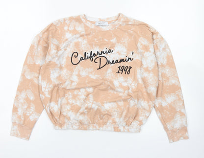 915 Generation Girls Brown  Polyester Pullover Sweatshirt Size S   - Cropped