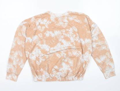 915 Generation Girls Brown  Polyester Pullover Sweatshirt Size S   - Cropped