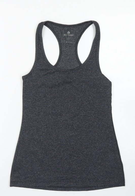 90 Degree Womens Grey  Polyester Basic Tank Size XS Scoop Neck
