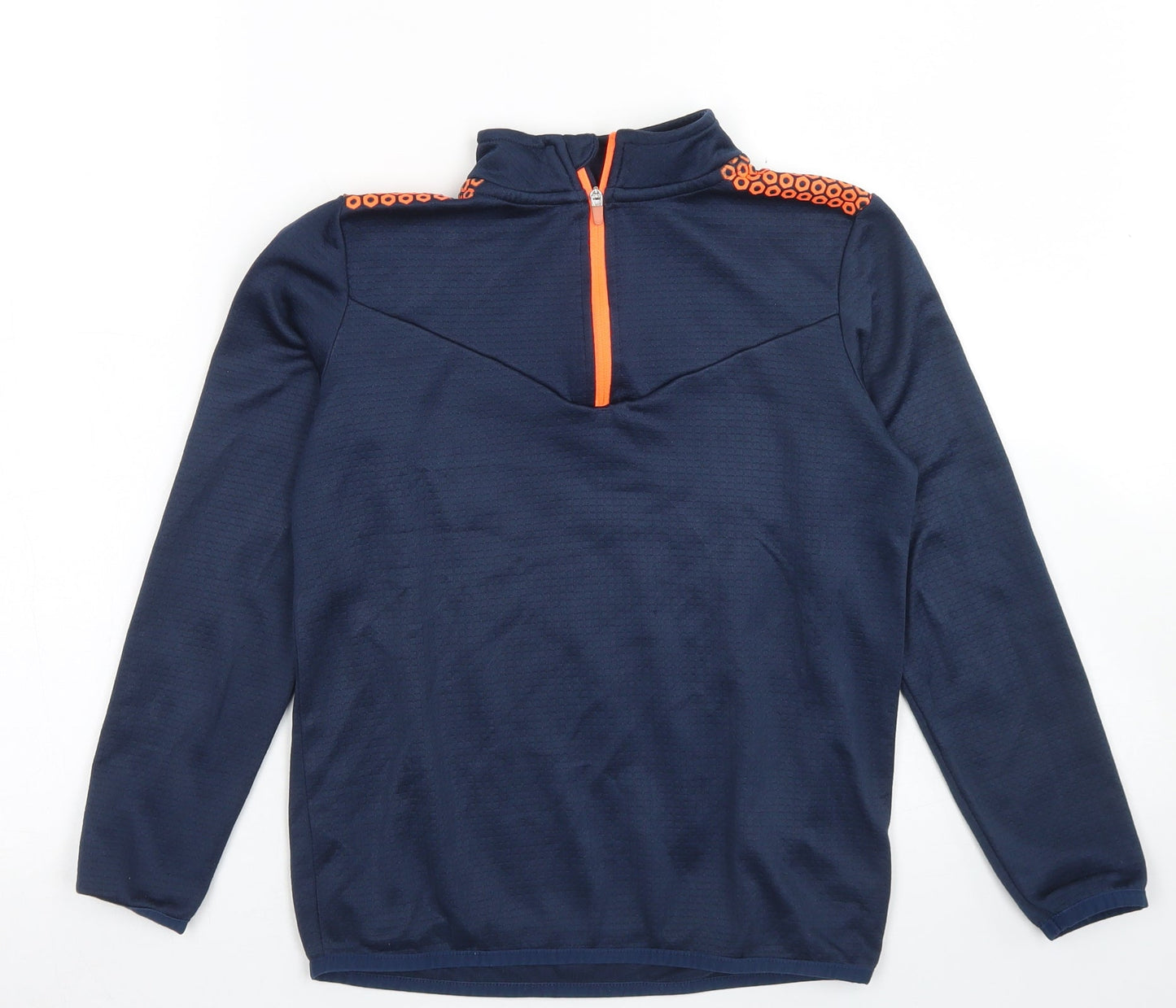 Dunnes Stores Boys Blue  Polyester Pullover Sweatshirt Size 8-9 Years  Zip