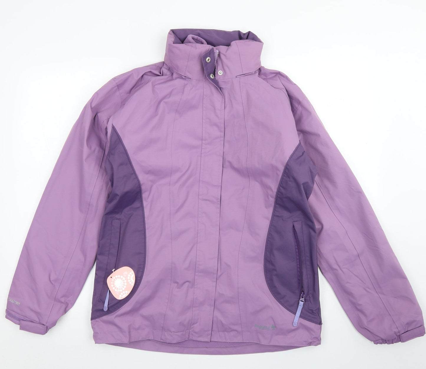Regatta Girls Purple Colourblock  3-in-1 Jacket Coat Size 15 Years  Zip - Fleece Lined