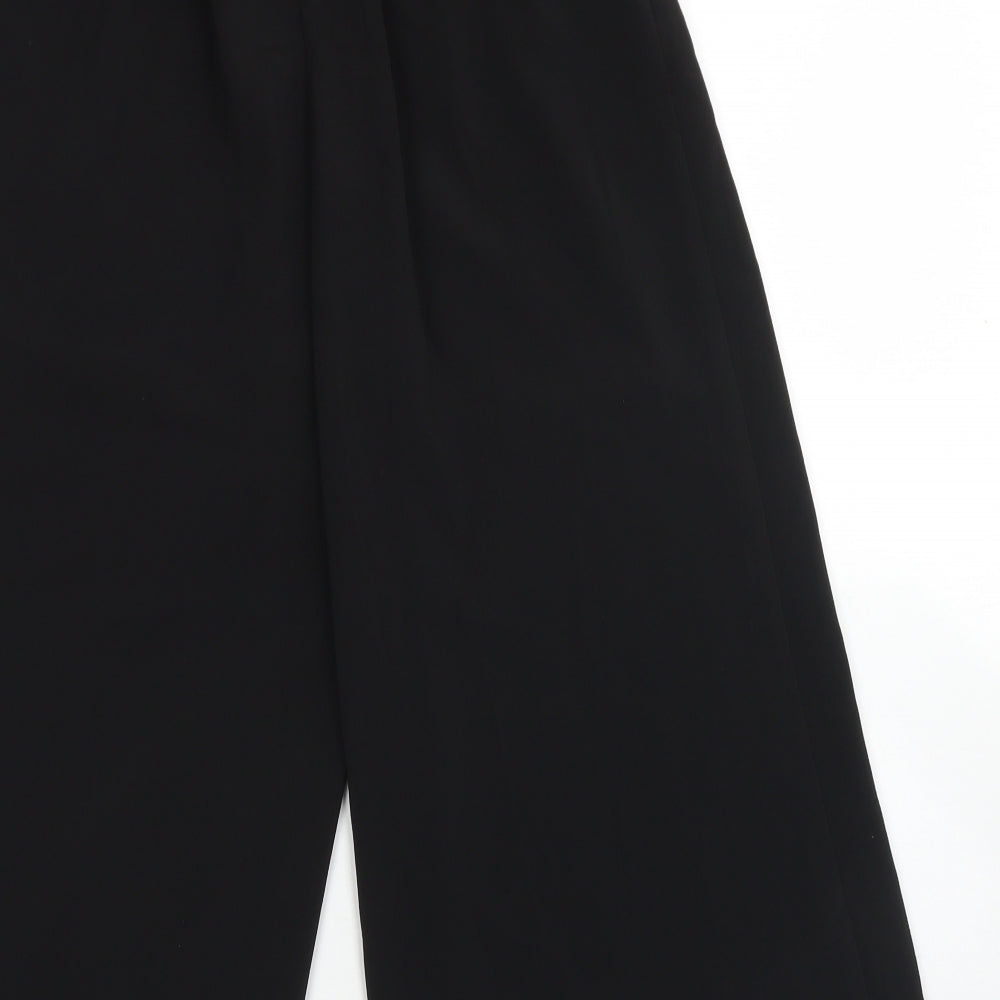 New Look Womens Black  Polyester Dress Pants Trousers Size 8 L23 in Regular Tie