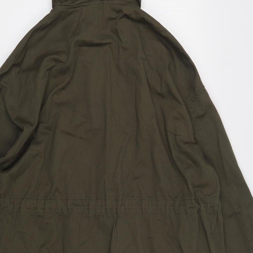 ASOS Womens Green   Parka Jacket Size 12  Zip