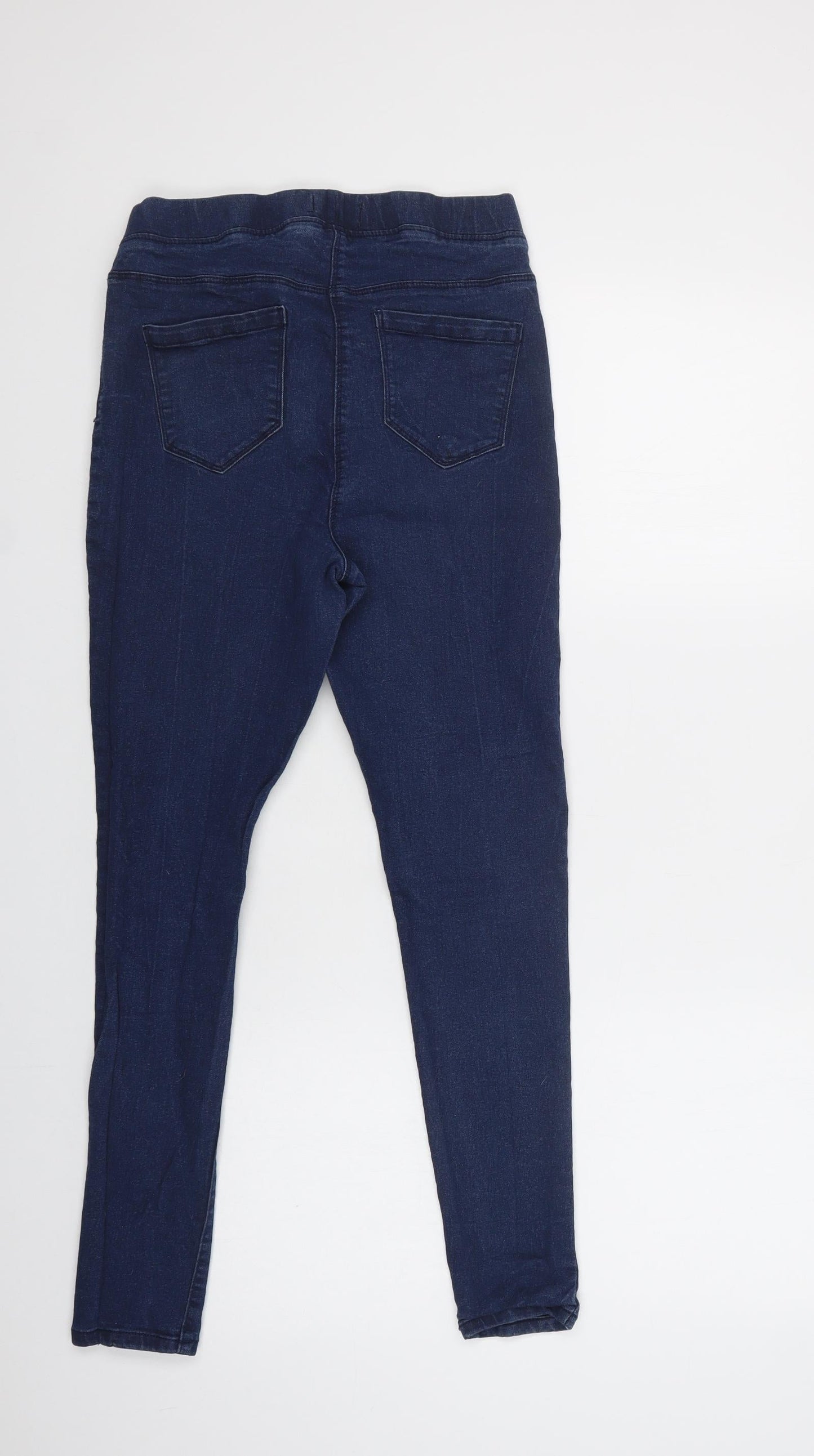 Studio Womens Blue  Cotton Jegging Jeans Size 12 L26 in Regular