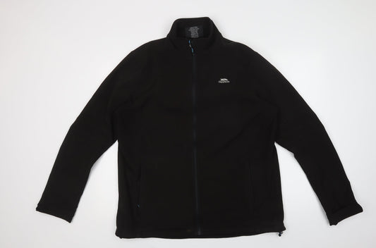 Trespass Mens Black   Windbreaker Jacket Size XL  Zip