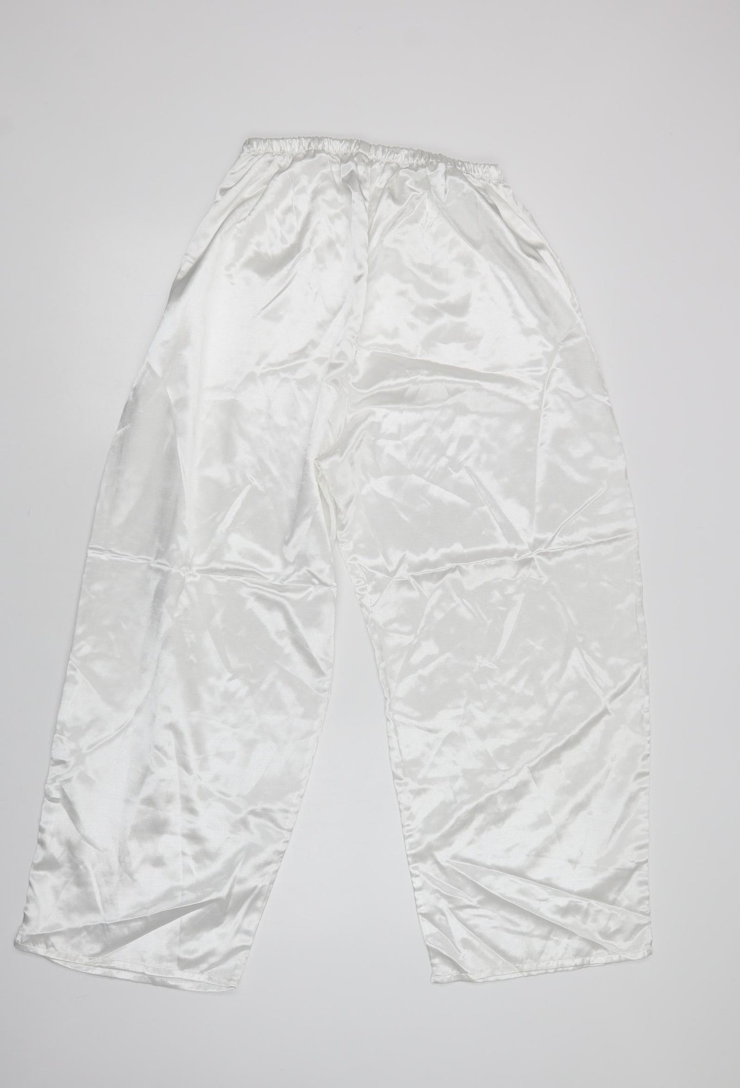 Dunnes Stores Womens White  Polyester  Pyjama Pants Size 18
