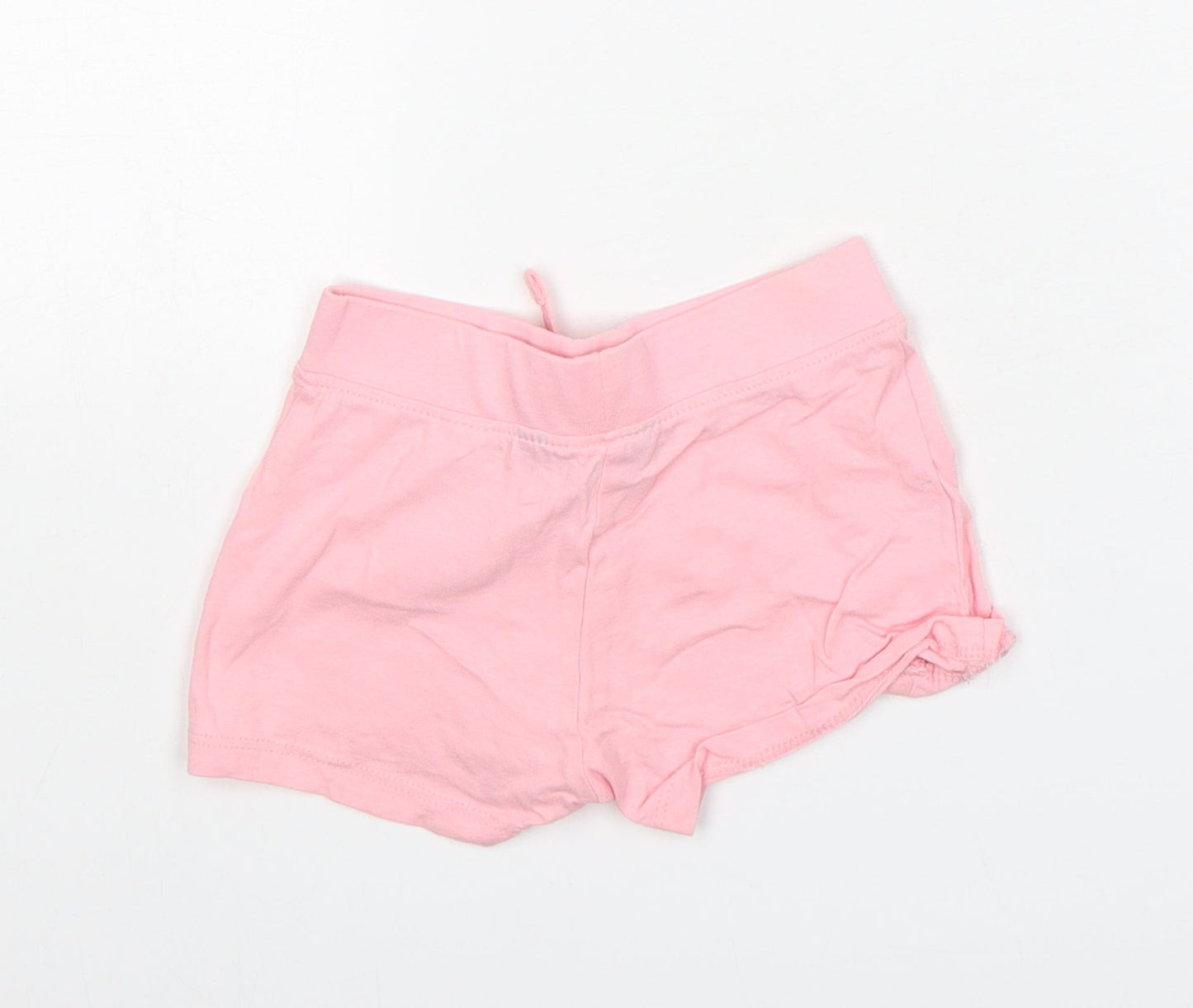 Primark Girls Pink  Cotton Sweatpants Trousers Size 9-12 Months   - Shorts
