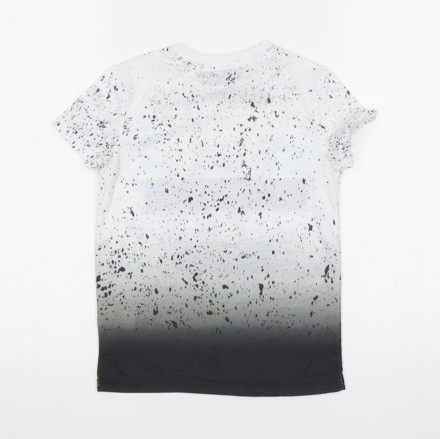 Urban outlaws Boys Multicoloured Polka Dot Polyester Basic T-Shirt Size 6-7 Years Round Neck