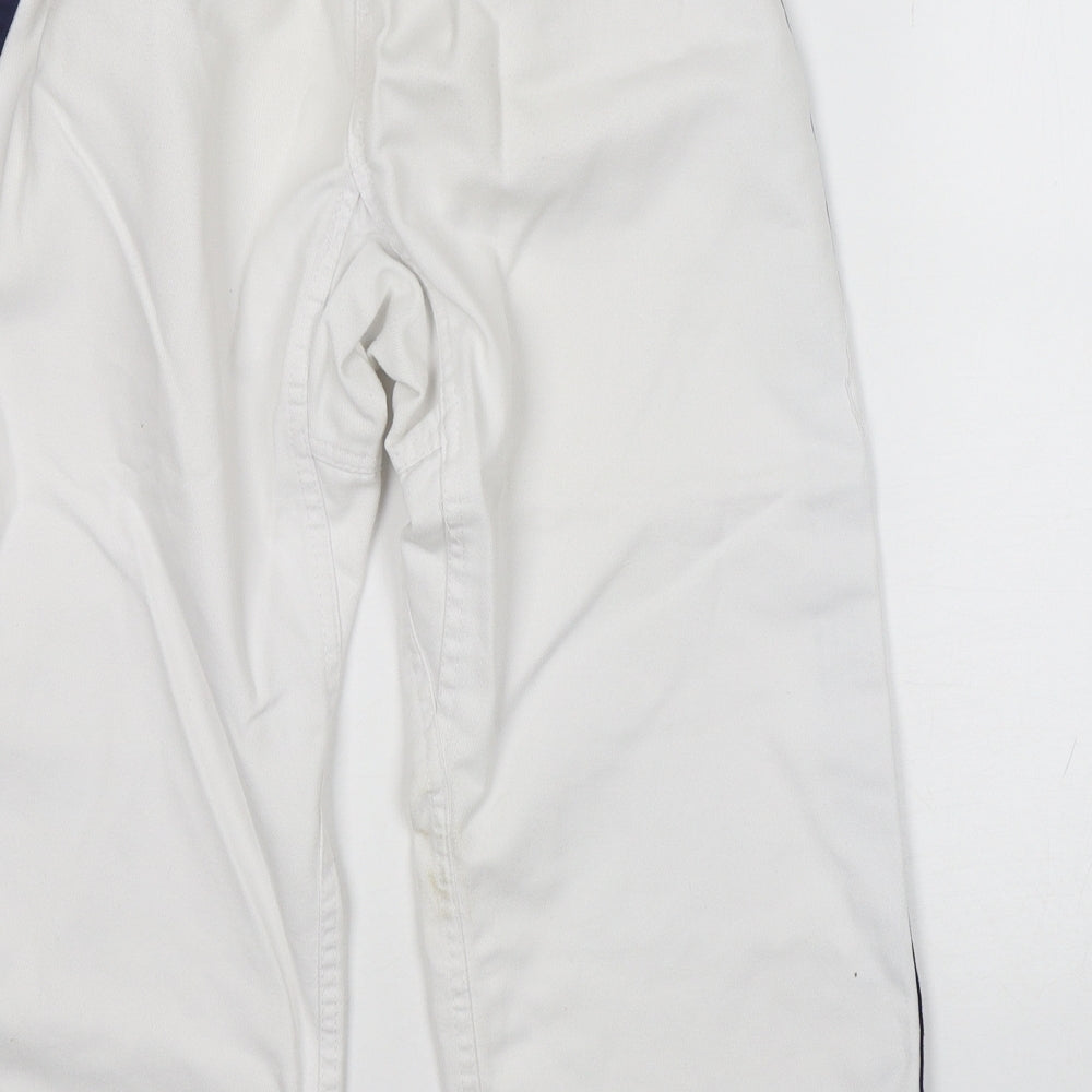 WJFF Boys White  Polyester Jogger Trousers Size 10 Years  Regular  - Jiu Jitsu trousers