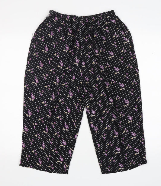 fashion  Womens Black Polka Dot  Skimmer Shorts Size 2XL L18 in Regular