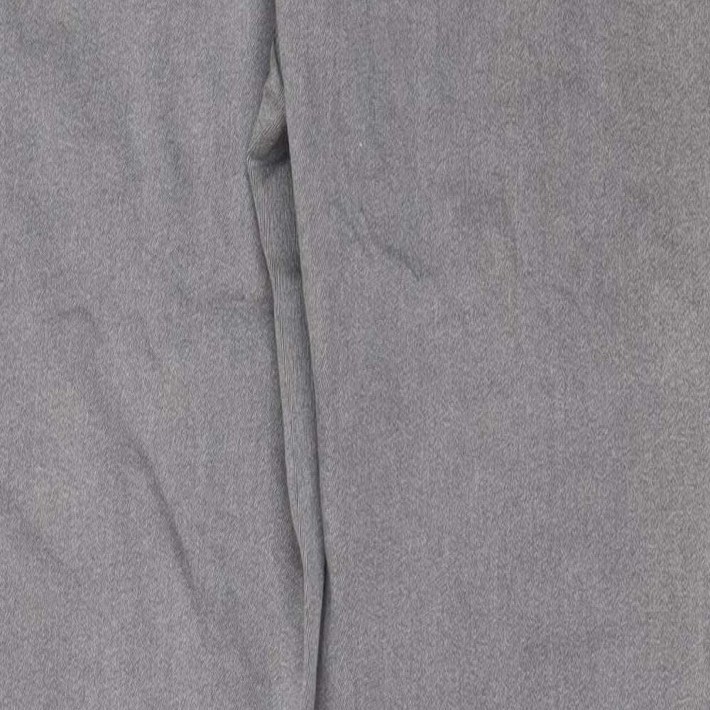 Marks and Spencer Womens Grey  Cotton Skinny Jeans Size 12 L29 in Regular