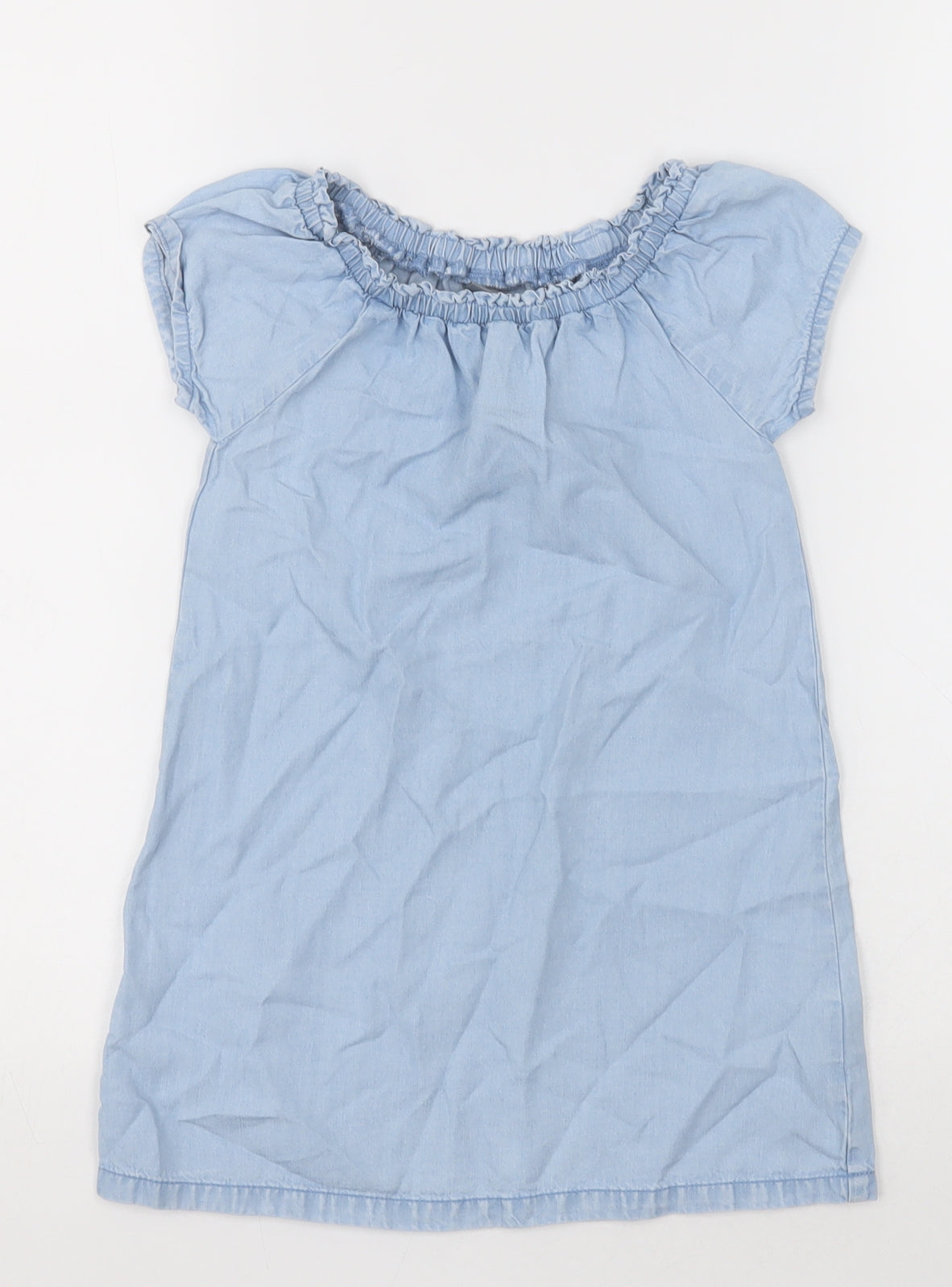 NEXT Girls Beige  Lyocell A-Line  Size 4 Years  Off the Shoulder Pullover