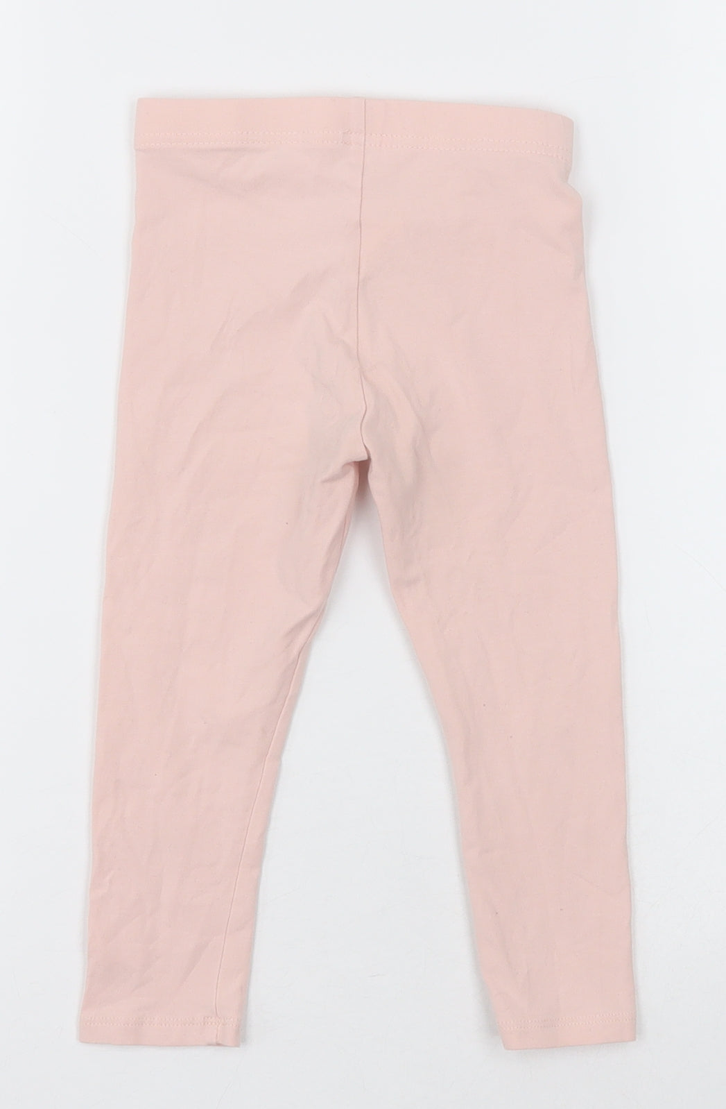 George Girls Pink  Cotton Capri Trousers Size 2-3 Years  Regular