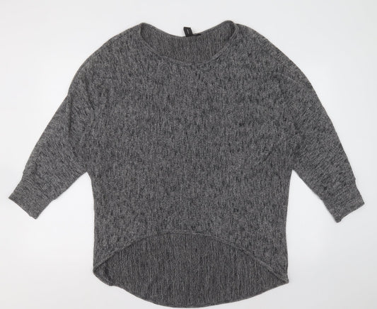 IZABEL LONDON Womens Grey  Polyester Pullover Sweatshirt Size 12  Pullover