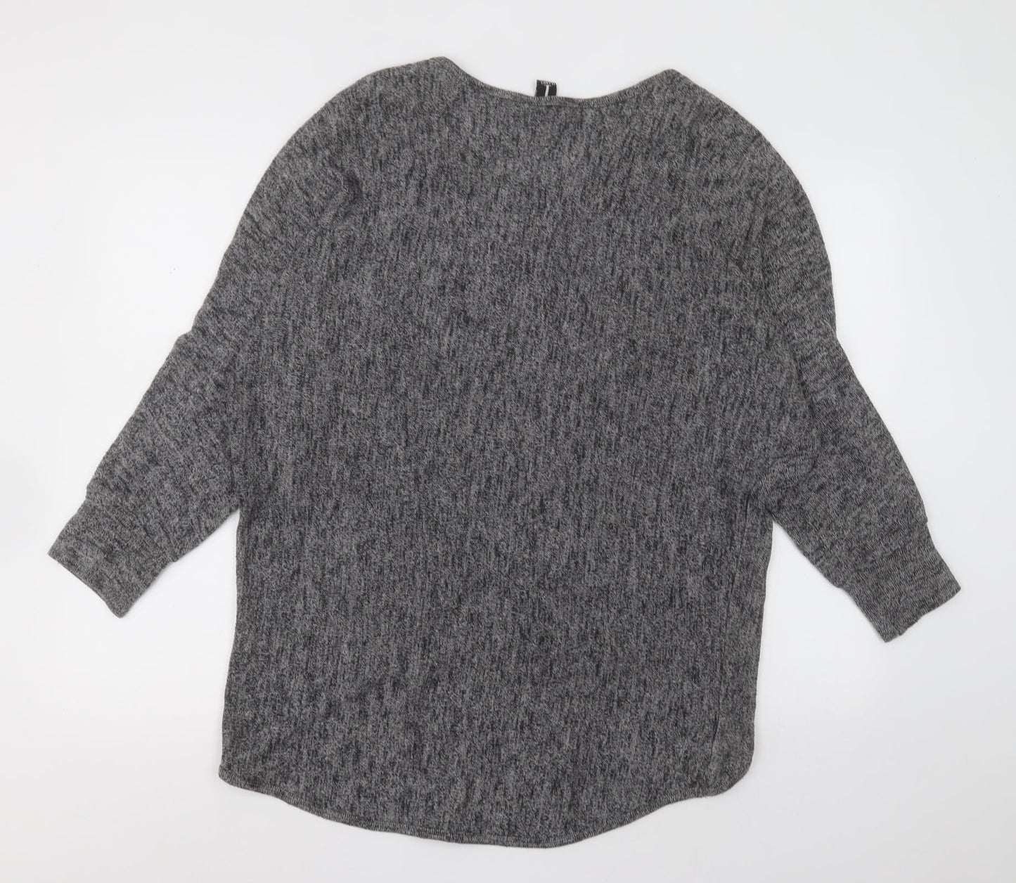 IZABEL LONDON Womens Grey  Polyester Pullover Sweatshirt Size 12  Pullover