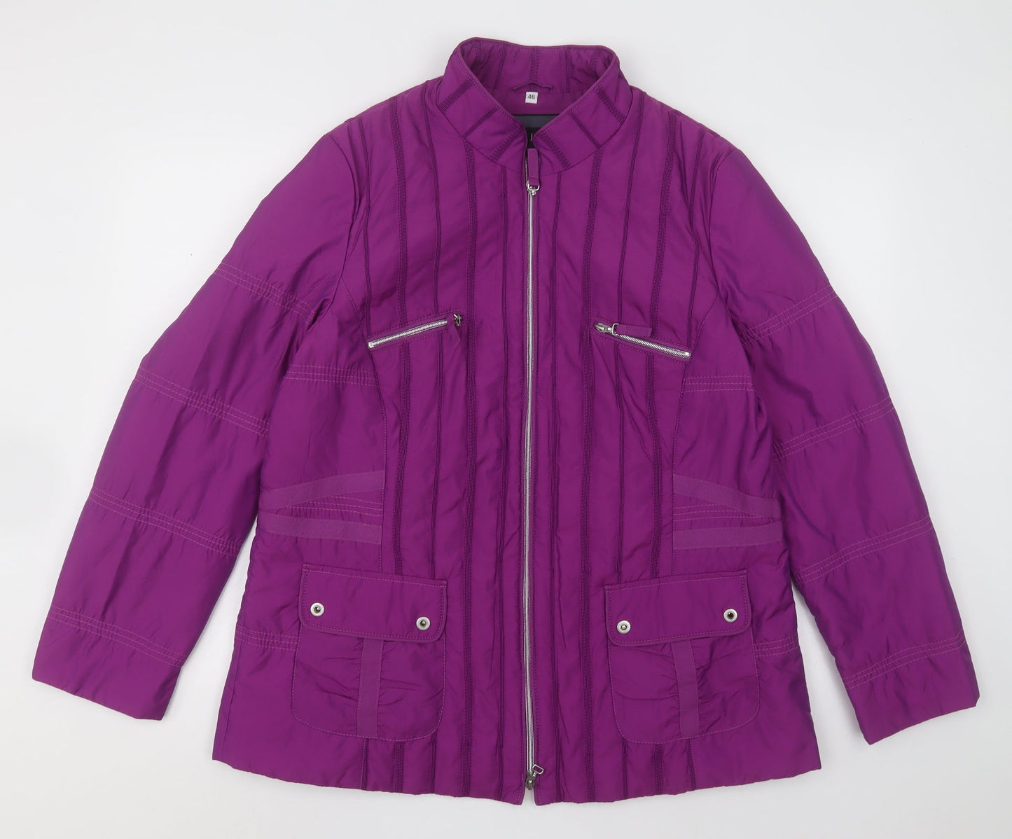 Jobis Womens Purple   Puffer Jacket Jacket Size 18  Zip