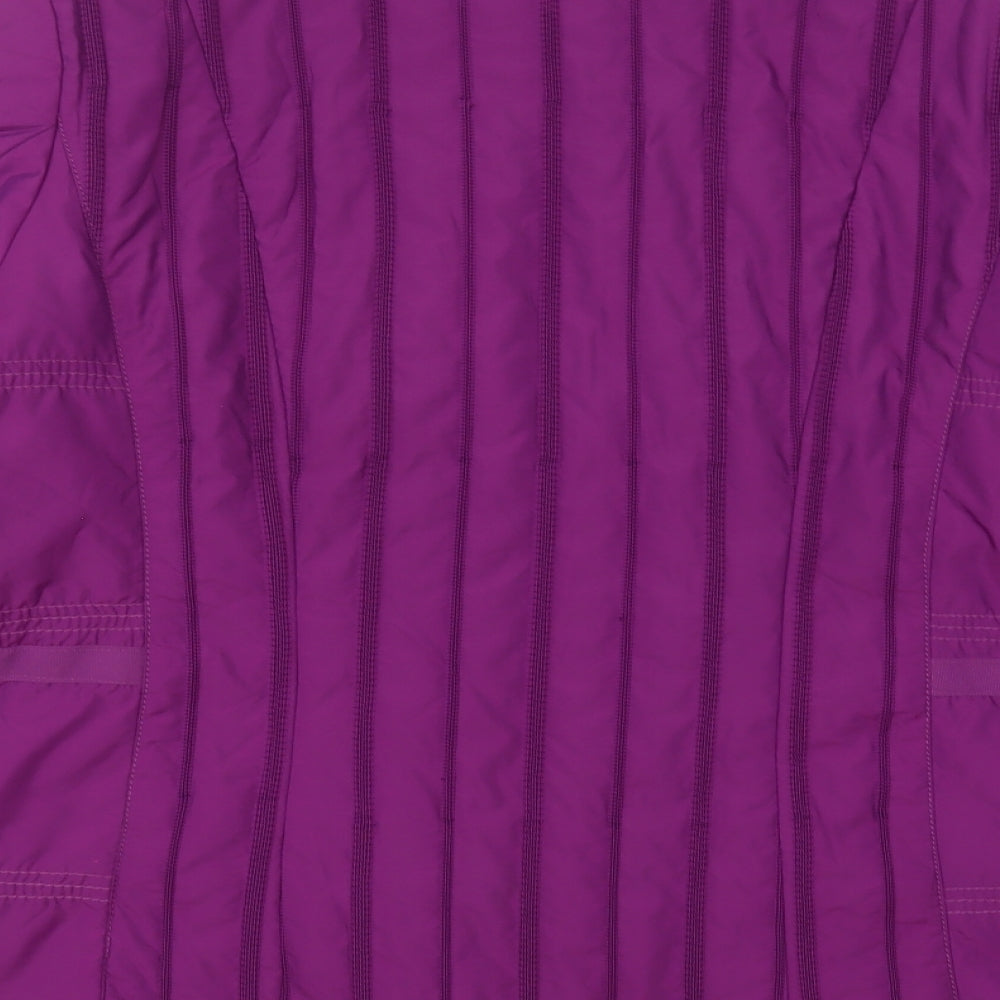 Jobis Womens Purple   Puffer Jacket Jacket Size 18  Zip