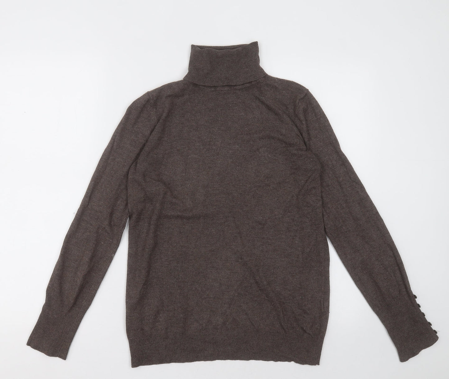 Dunnes Stores Womens Brown  Viscose Pullover Sweatshirt Size 12  Pullover