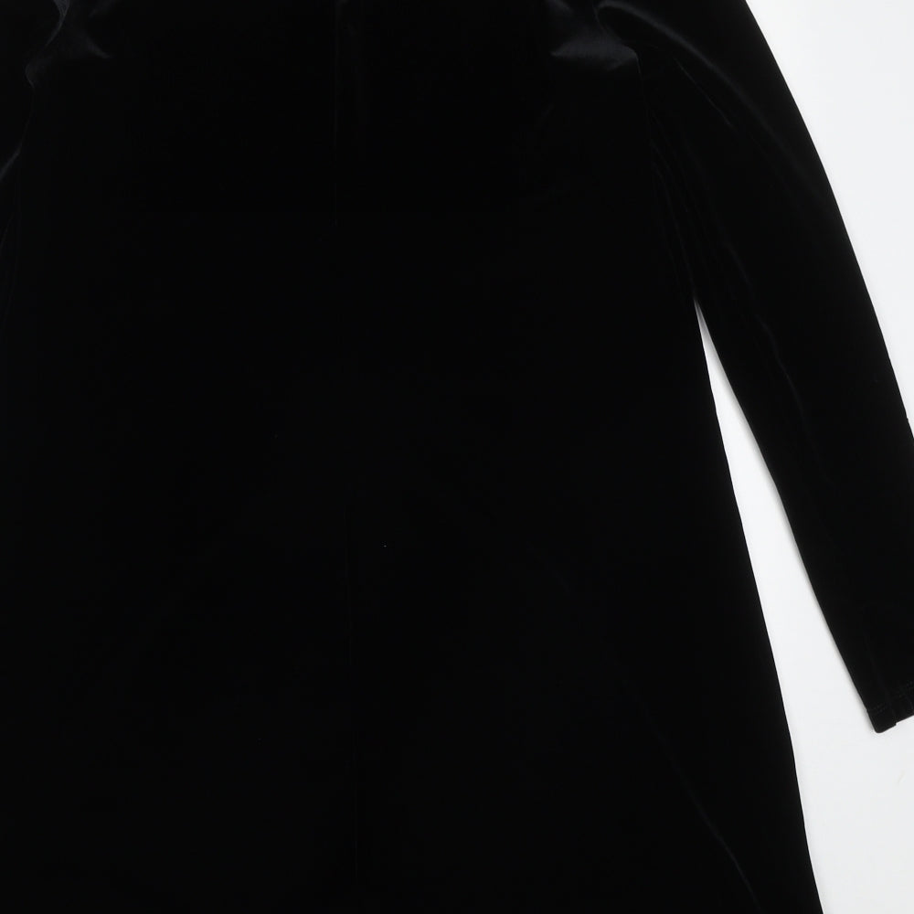 Gap Womens Black  Polyester A-Line  Size M  Round Neck Pullover