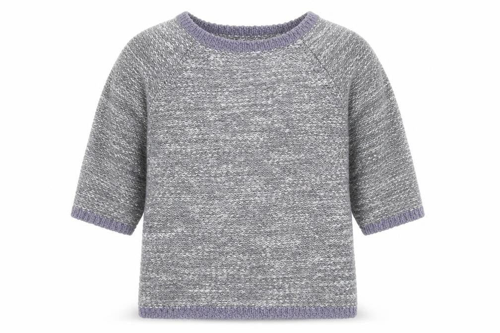 David Emanuel Womens Grey Round Neck  Acrylic Pullover Jumper Size L