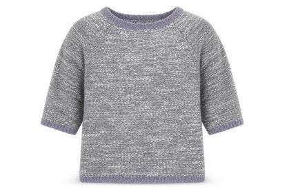 David Emanuel Womens Grey Round Neck  Acrylic Pullover Jumper Size L