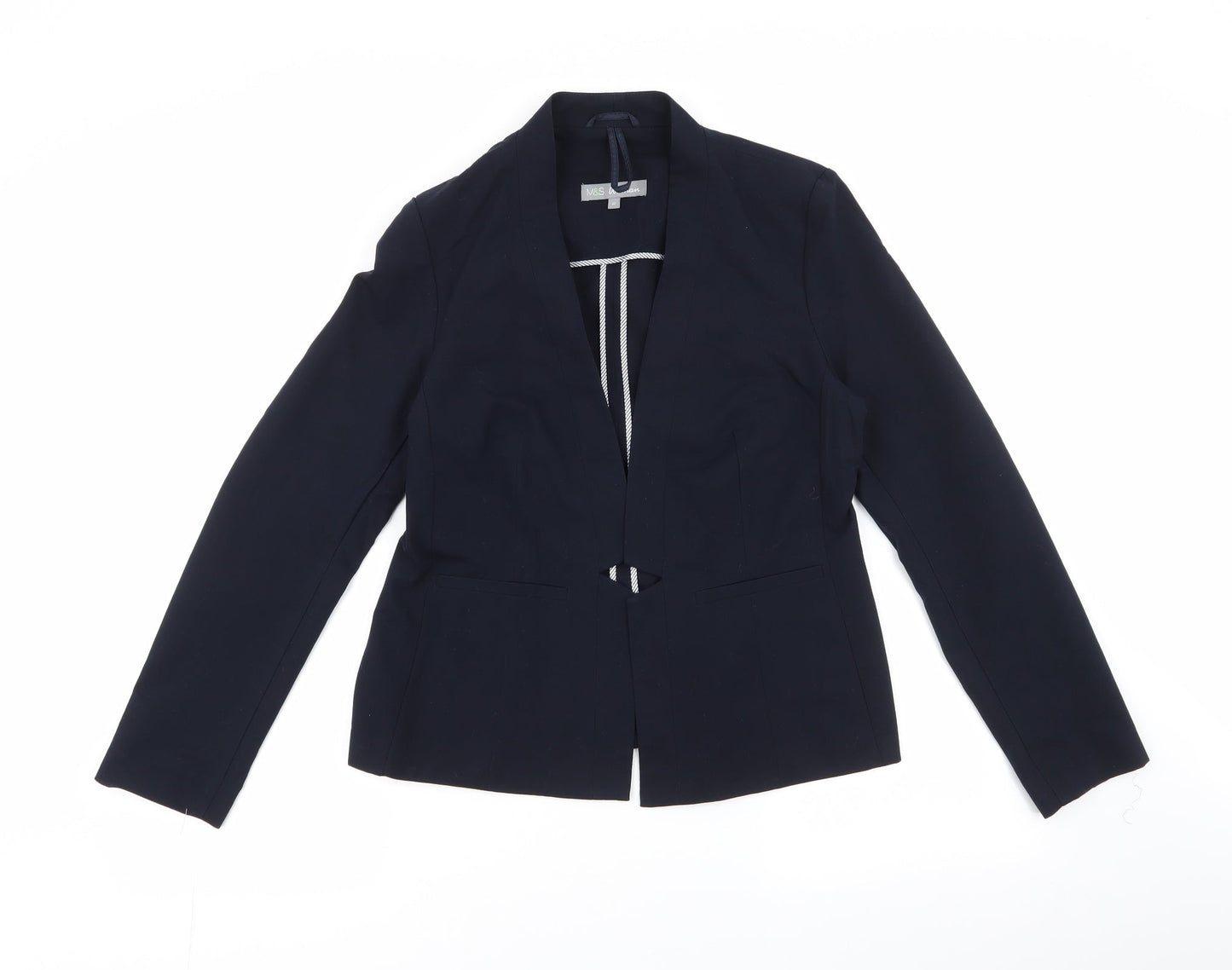 Marks and Spencer Womens Blue   Jacket Blazer Size 12
