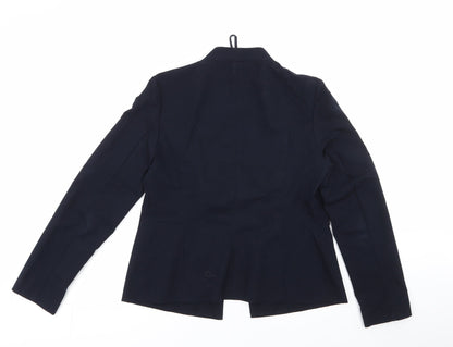 Preloved Marks and Spencer Womens Blue   Jacket Blazer Size 12 - Back
