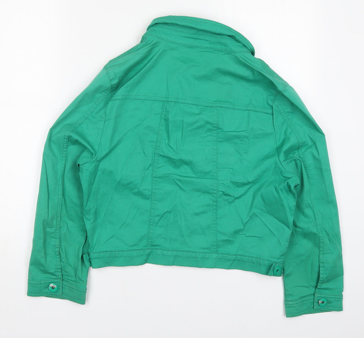 Internacionale Womens Green   Jacket  Size 16  Button