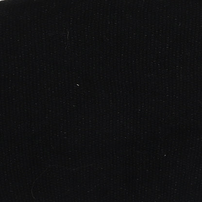 Next Womens Black High Neck Argyle/Diamond Acrylic Pullover Jumper Size L