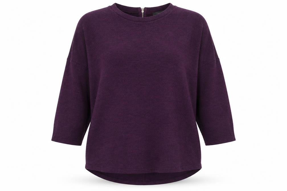 Primark Womens Purple Crew Neck  Polyester Pullover Jumper Size 12