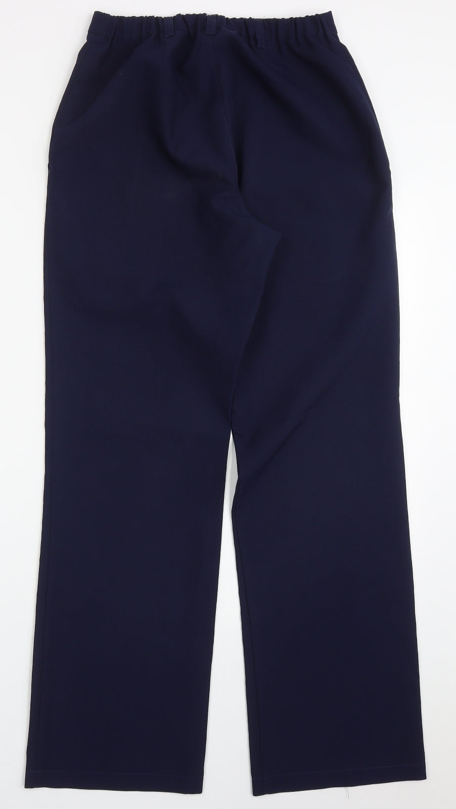 Tailored Image Womens Blue  Polyester Capri Trousers Size 10 L30 in Regular Button