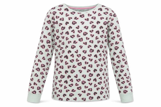 F&F Girls Green Animal Print Cotton Cami Pyjama Top Size 12-13 Years  Pullover