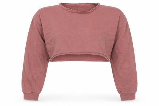 PRETTYLITTLETHING Womens Pink  Cotton Pullover Sweatshirt Size 6  Pullover