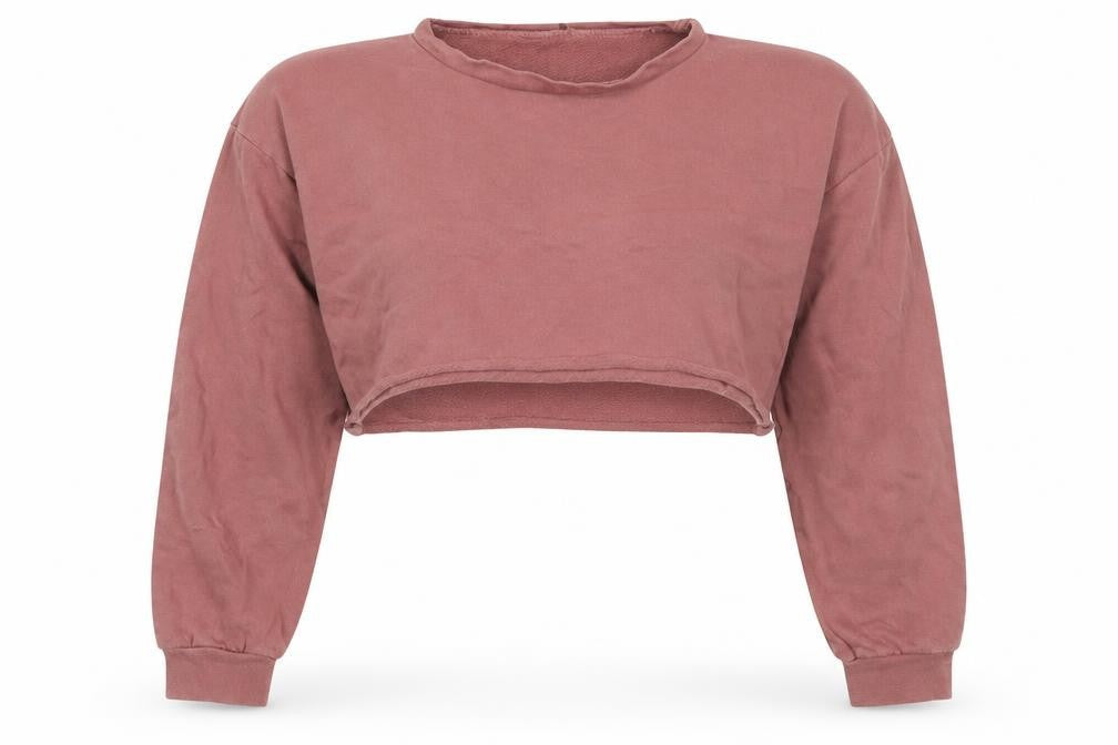 PRETTYLITTLETHING Womens Pink  Cotton Pullover Sweatshirt Size 6  Pullover