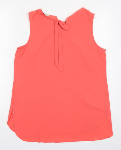 Papaya Womens Pink  Polyester Basic Tank Size 14 Round Neck