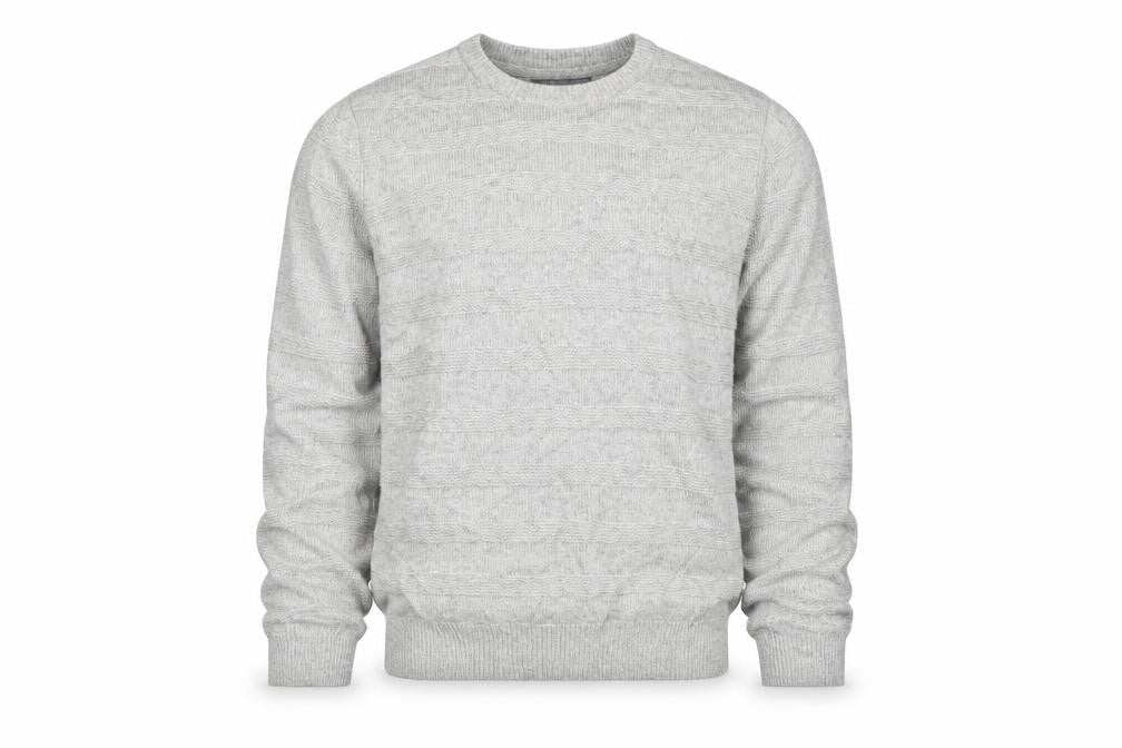 Marks & Spencer Mens Grey Round Neck  Acrylic Pullover Jumper Size M