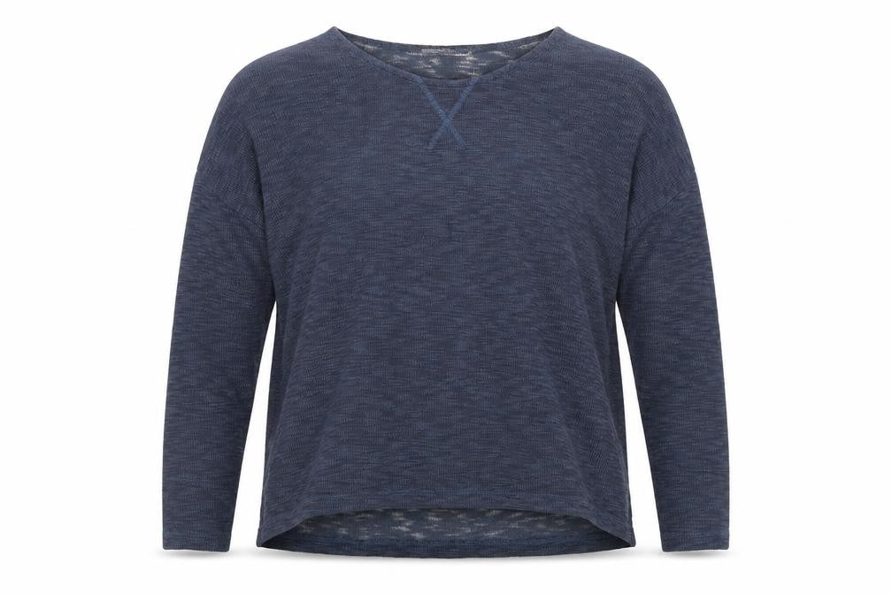 Atmosphere  Womens Blue Round Neck  Polyester Pullover Jumper Size 12