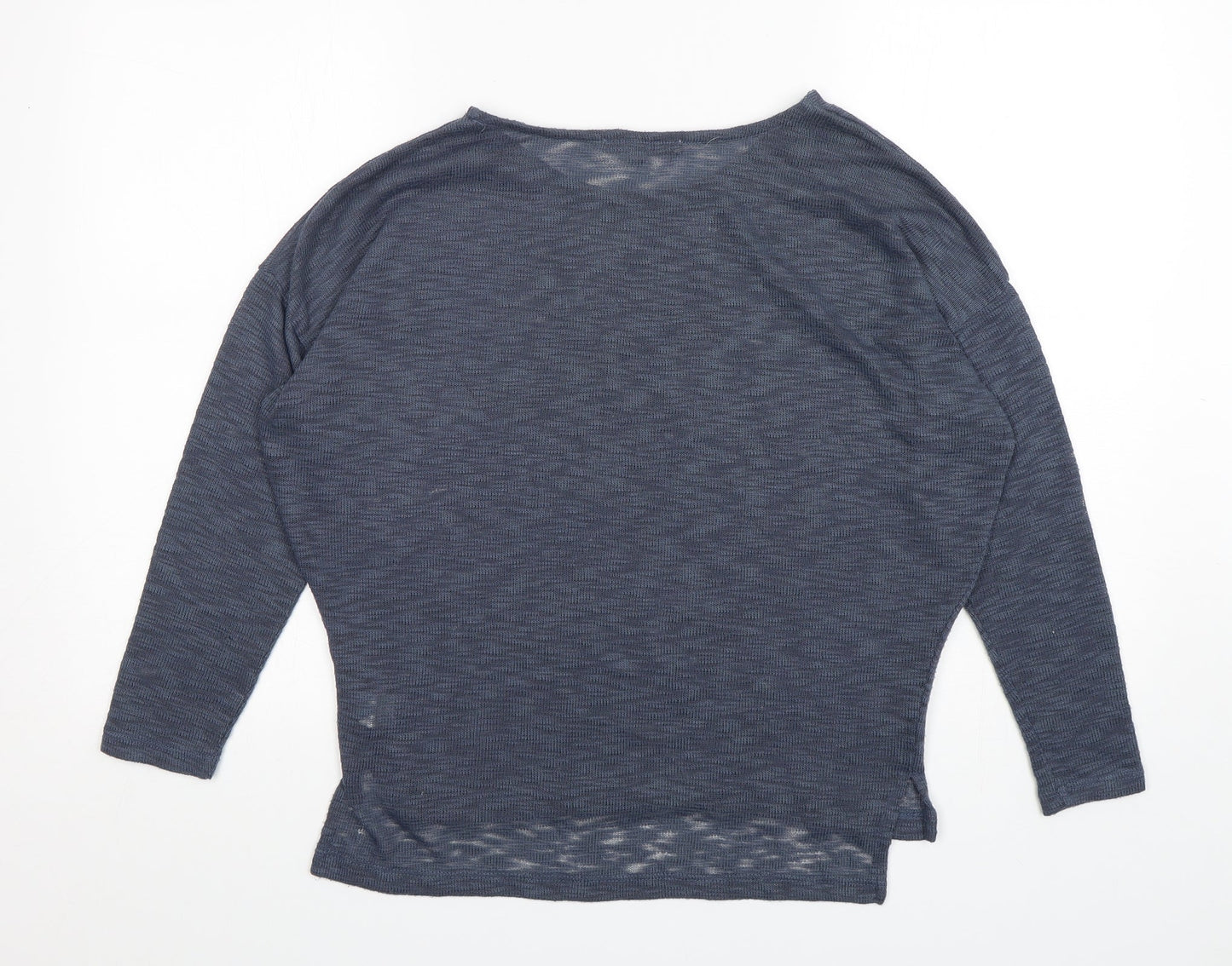 Atmosphere  Womens Blue Round Neck  Polyester Pullover Jumper Size 12
