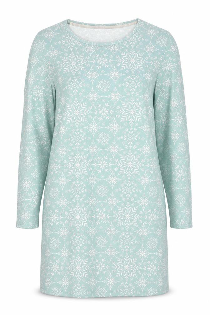 Dreams Womens Blue Floral Polyester Top Dress Size 12