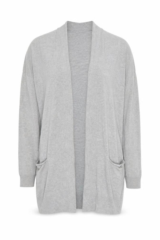 Atmosphere Womens Grey V-Neck  Viscose Cardigan Jumper Size 10