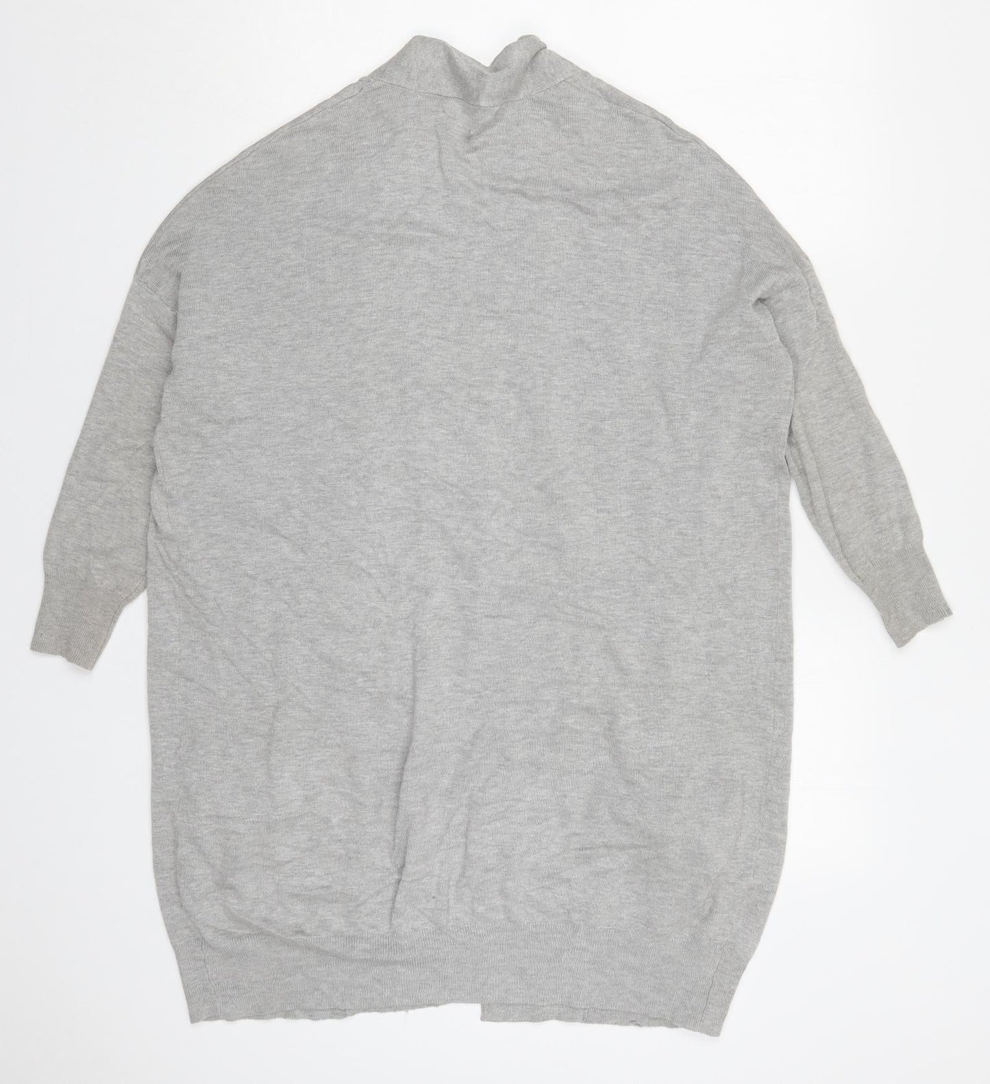 Atmopshere Womens Grey V-Neck  Viscose Cardigan Jumper Size 10