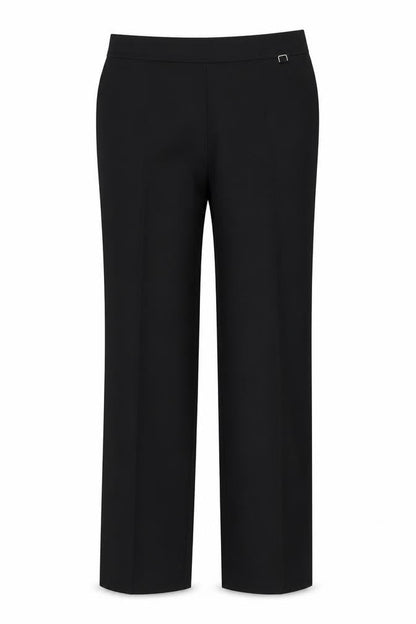Preworn Womens Black  Polyester Trousers  Size 30 in L26 in Regular