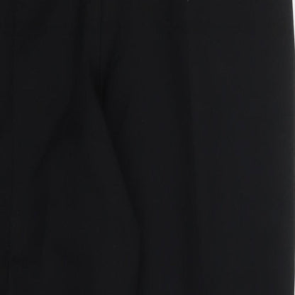 Preworn Womens Black  Polyester Trousers  Size 30 in L26 in Regular